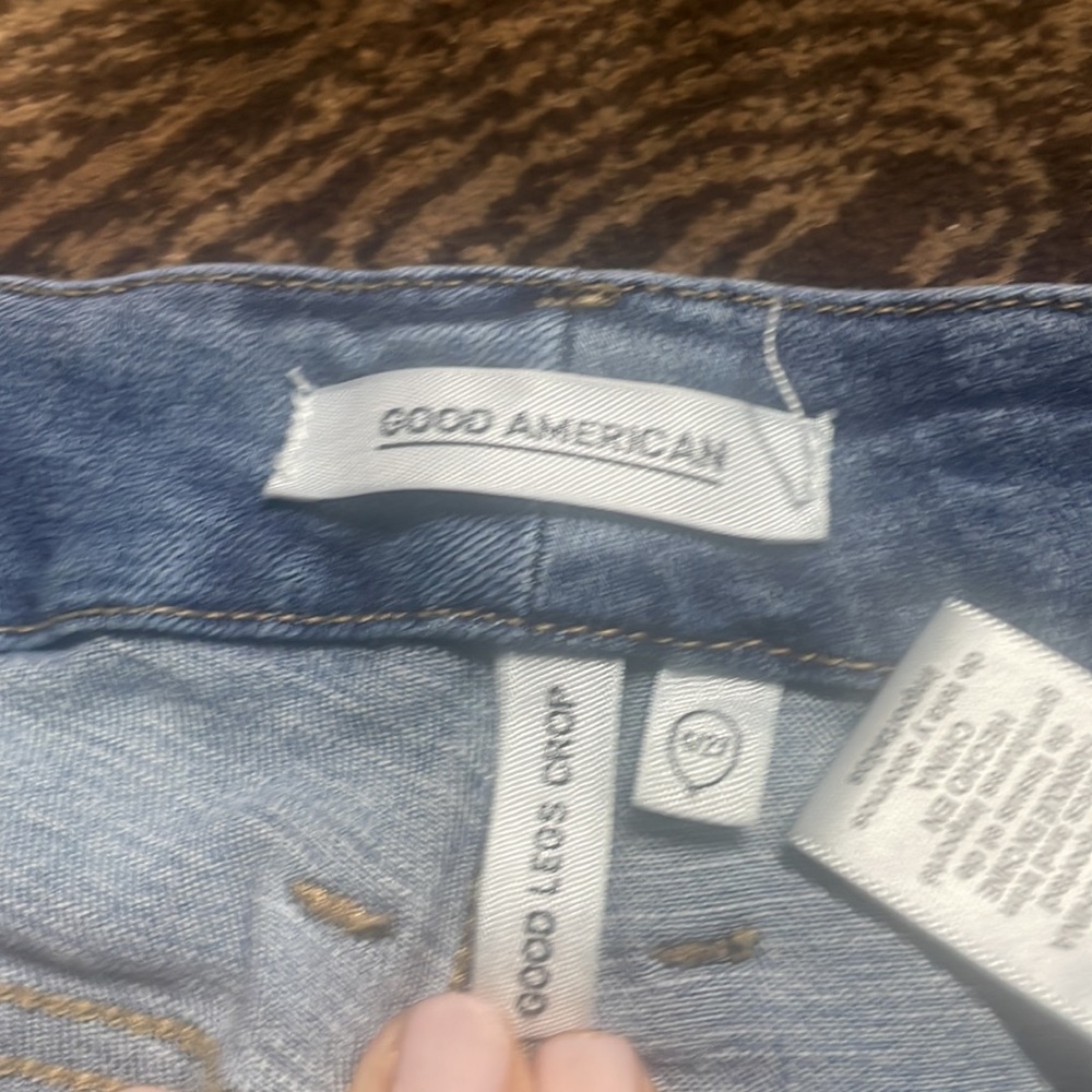 NWOT good American good legs crop - Picture 2 of 7